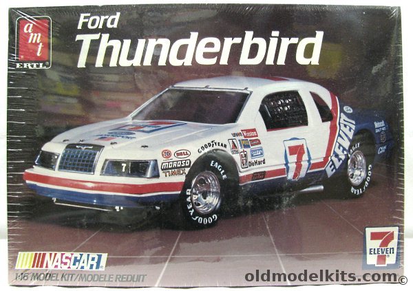 AMT 1/16 NASCAR 7-11 Ford Thunderbird - 1/16 Scale, 6718 plastic model kit